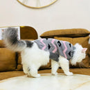 Winter Sweater For Dogs and Cats ( Pink/Grey )