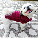 Sweater For Small Dogs Cats (Burgundy)