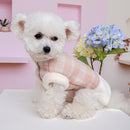 Premium Winter Coat For Dog & Cat ( White/Pink )