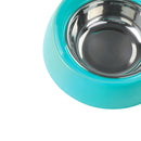 Stainless Steel Food & Water Bowls for Cats & Small Dogs (Multi Color)