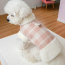 Premium Winter Coat For Dog & Cat ( White/Pink )