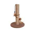 Interactive Cat Tree Scratcher Post with Feather Toy