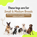 Durable Chew Toys for Dogs and Puppies (Fatty Bone)