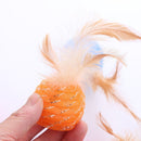 Interactive Feather Ball Toy with Bell for Cats (Pack of 3)