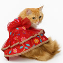 Traditional Floral Dress For Dog & Cat
