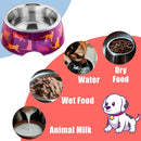 Anti-Skid Melamine Stainless Steel Bowls For Cats