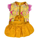 Festive Lehenga Choli Outfit for Female Dogs and Cats