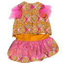 Festive Lehenga Choli Outfit for Female Dogs and Cats