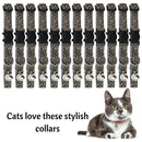 Adjustable Cat Collar with Bell  &  Safety Buckle | Pack of 3