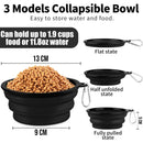 Collapsible Pet Bowl Portable Silicone Dog Bowl for Travel