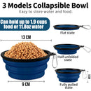 Collapsible Pet Bowl Portable Silicone Dog Bowl for Travel