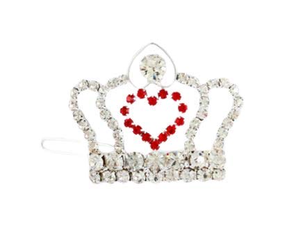 Crown Crystal with Rhinestone Iridescent For Pets