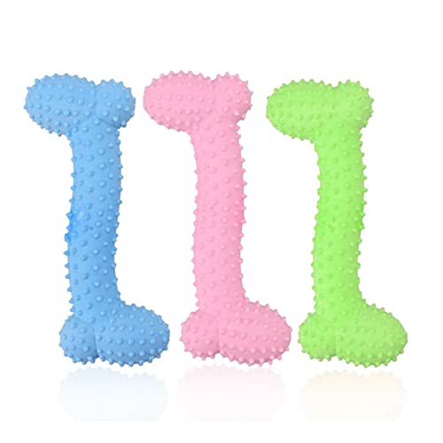 Natural Rubber Interactive Bone Toy For Dogs