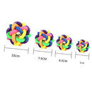 Rainbow Rubber Ball For Dogs