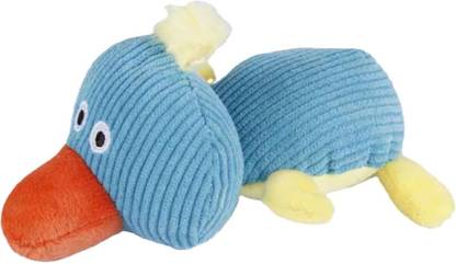 Emily Pets Duck Squeaky Dog Toys for Aggressive Chewers Cotton Plush Toy For Dog & Cat (SB-Yellow,Purple Pink,)Medium