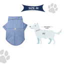 Lulala Pet Dress Plain Shirt with Contrast Stitching Summer Apparel For Pets (XS,S,M,L,XL,SkyBlue)