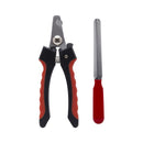 Pet Grooming Kit: Rake Comb Brush, Gloves, Pet Nail Clipper With Filer