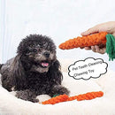 Carrot-Shaped Chewable Cotton Rope Toy For Dogs