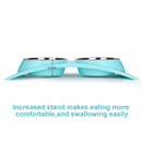 Premium Stainless Double Dog Bowls Ideal for Small Pets