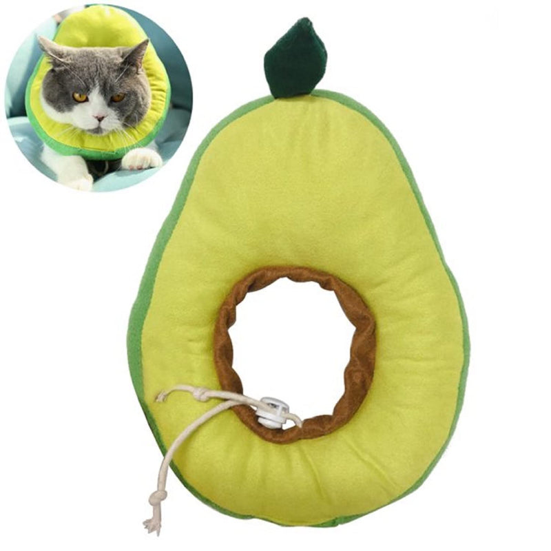 Emily Pets Avocado Adjustable Cat Recovery Collar (Green)