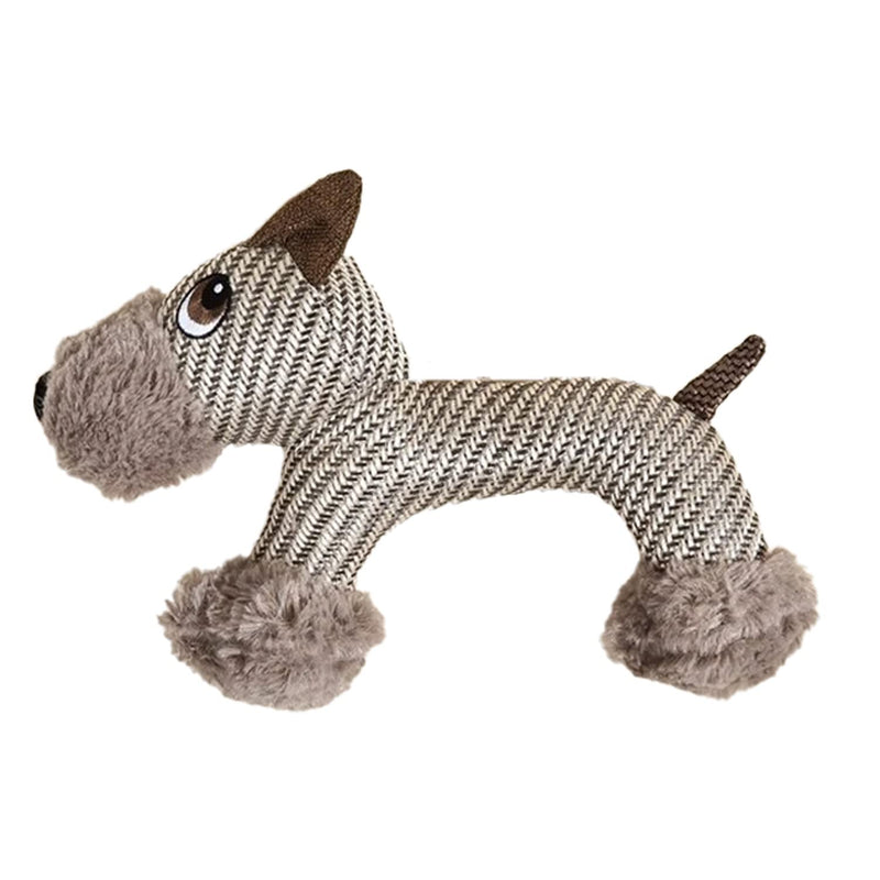 Emily Pets Animals Cartoon Dog Toys Stuffed Squeak Sound Toy Fit for Pets(Donkey,Elephant,Monkey)Medium