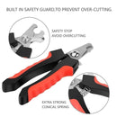 Professional Pet Nail Clipper with Safety Guard and Nail File