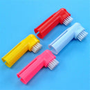 Dental Cleaning Toothbrush Set - 2 Finger Brushes (Multicolor)