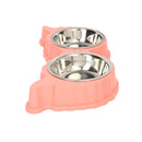 Removable Stainless Steel Anti-Slip Food and Water Bowl for Pets
