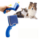 Self-Cleaning Grooming Slicker Brush Comb For Pets (Small)