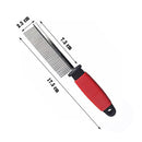 Stainless Steel Pet Grooming Comb with Anti-Slip Handle