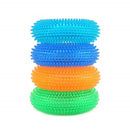 Large Spike Squeaky Ring Chew Toy for Dogs (Color Varies)