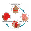 Dog Grooming Brush: Soothing Shampoo Bath Brush for Dogs and Cats