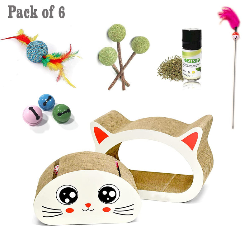 Emily Pets Catnip Cat Interactive Toys Catnip Lollipop Pack of 6