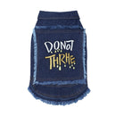 Blue Denim Dog Jacket | Breathable Pet Clothes