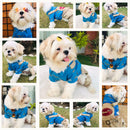Stylish Denim Dog Jumpsuit for Medium Dogs