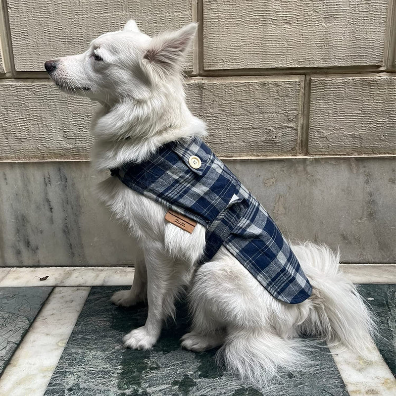 Lulala Winter Jacket for Dog, Cat  (GREY&WHITE) XS,S,M,L,XL