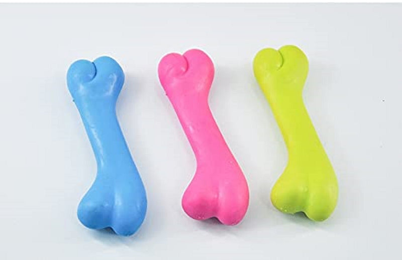 Chew Bone Toy for Small Medium Dogs (Multicolor, Pack of 3)