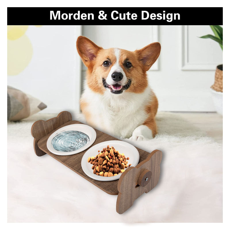 Bowl for Cats and Small Dogs(Double Bowl)