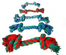 Multi-Colored Natural Cotton Rope Dog Toy