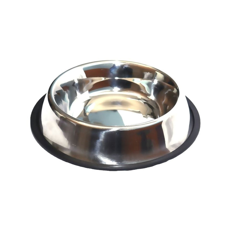 Food/Water Bowl with Rubber Ring For Pets