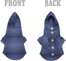 Hoodie for Dog, Cat  (SKYBLUE&GREY) XS,S,M,L,XL