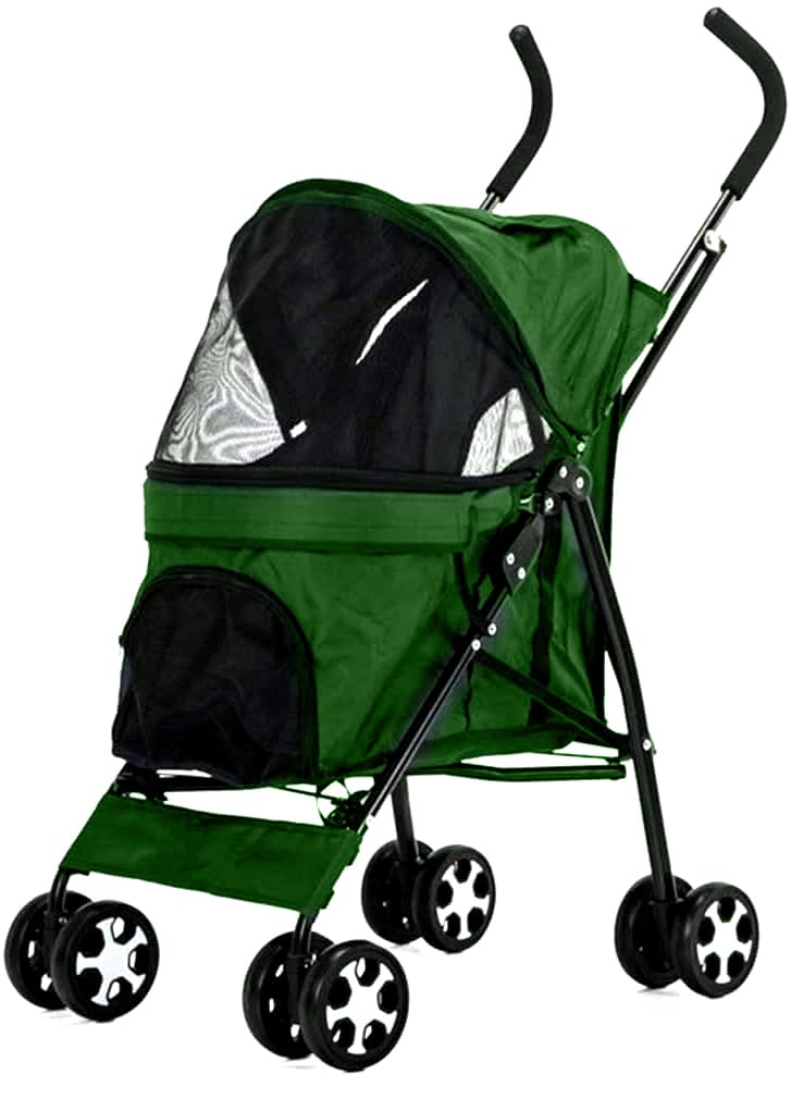 Disabled Dog Pushchair: Double Pet Stroller