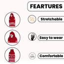 Printed Dog Hoodie with Hat, Casual Sports Sweatshirt for Dogs