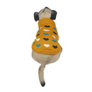 Turtleneck Dog Sweater Cable Knit Winter Coat with Leash Hole