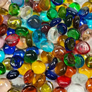 Marble Beads, Mixed Color Glass Gems for Aquarium and Home Decor