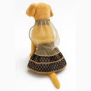 Lehenga Choli with Dupatta Indian Outfit for Female Pets ( Navy Blue )