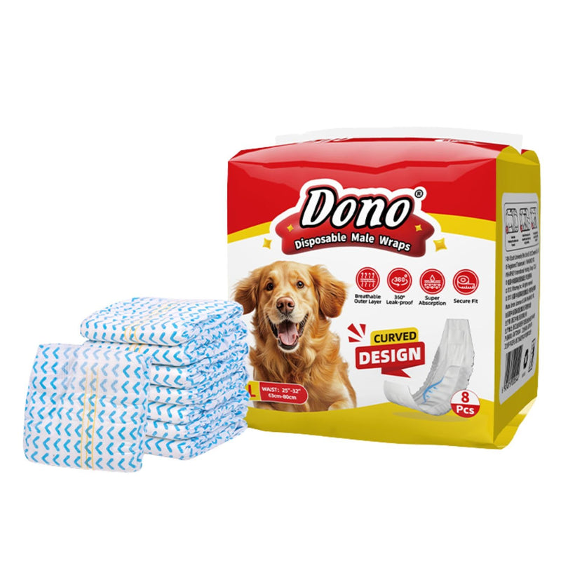 Disposable Diapers for Male Dogs L (63-80Cm)