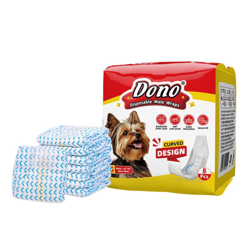 Disposable Diapers for Male Dogs S (30-48Cm) - Main Image