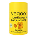 Banana Flavor Human Grade Dog Biscuits For All Breeds & Ages