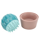 Soft Silicone Bath Brush with Shampoo Dispenser For Dog & Cat